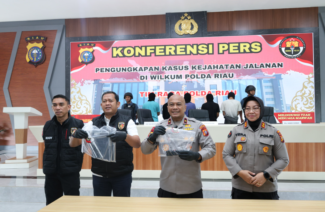 Polda Riau Amankan Pelaku Kejahatan Jalanan